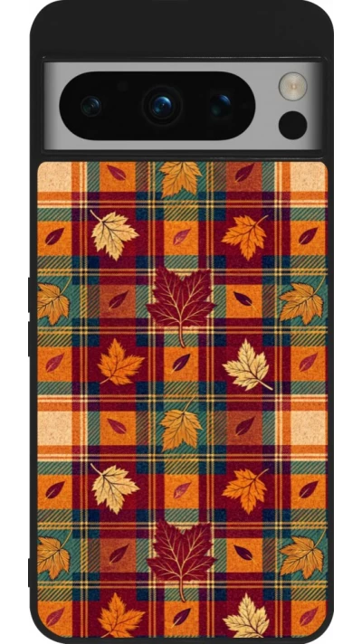 Coque Google Pixel 8 Pro - Silicone rigide noir Autumn 26 Autumn pattern