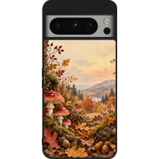 Coque Google Pixel 8 Pro - Silicone rigide noir Autumn 26 Illustrated Autumn