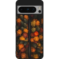 Coque Google Pixel 8 Pro - Silicone rigide noir Autumn 26 Road in autumn