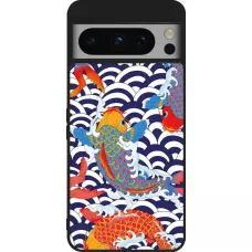 Google Pixel 8 Pro Case Hülle - Silikon schwarz Easter 2023 japanese fish