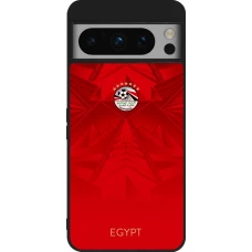 Google Pixel 8 Pro Case Hülle - Silikon schwarz Ägypten 2026 personalisierbares Fussballtrikot
