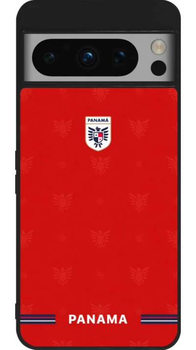 Google Pixel 8 Pro Case Hülle - Silikon schwarz Panama 2026 personalisierbares Fussballtrikot