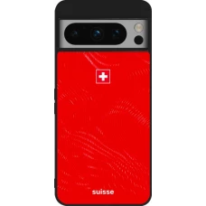 Google Pixel 8 Pro Case Hülle - Silikon schwarz Schweiz 2026 personalisierbares Fussballtrikot