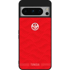 Google Pixel 8 Pro Case Hülle - Silikon schwarz Tunesien 2026 personalisierbares Fussballtrikot
