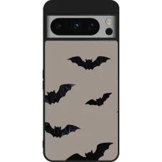 Google Pixel 8 Pro Case Hülle - Silikon schwarz Halloween 2026 Bats