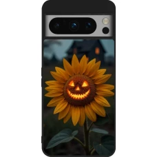 Google Pixel 8 Pro Case Hülle - Silikon schwarz Halloween 2026 Evil Sunflower