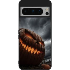 Google Pixel 8 Pro Case Hülle - Silikon schwarz Halloween 2026 The Wicked Pumpkin