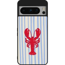 Coque Google Pixel 8 Pro - Silicone rigide noir Red lobster 2026