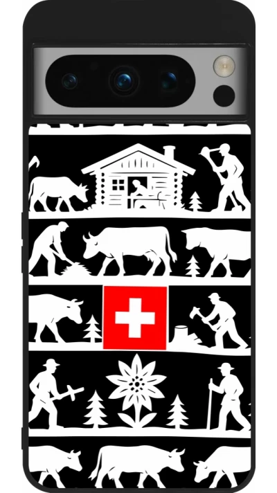 Google Pixel 8 Pro Case Hülle - Silikon schwarz Poya Schweiz 1 schwarz