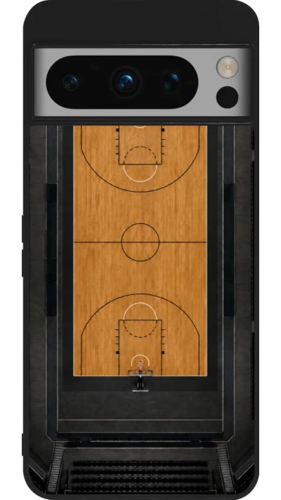Google Pixel 8 Pro Case Hülle - Silikon schwarz Sports 2026 Basketball