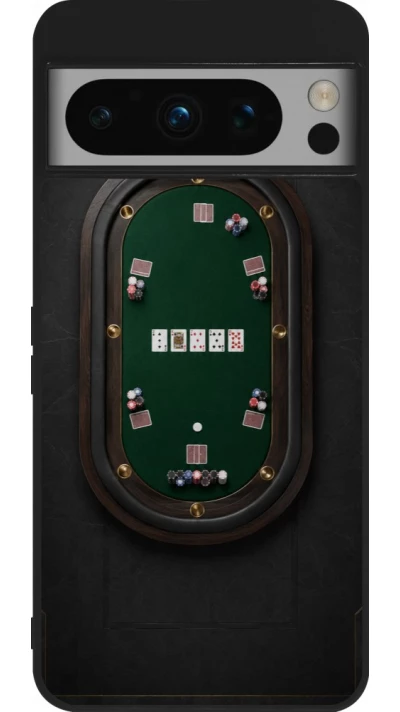 Google Pixel 8 Pro Case Hülle - Silikon schwarz Sports 2026 Poker