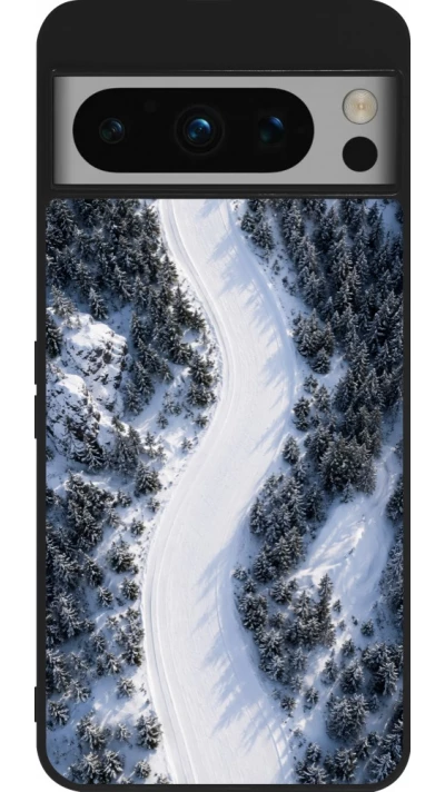 Google Pixel 8 Pro Case Hülle - Silikon schwarz Sports 2026 Ski