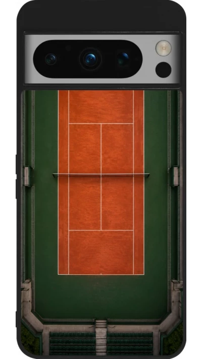 Google Pixel 8 Pro Case Hülle - Silikon schwarz Sports 2026 Tennis