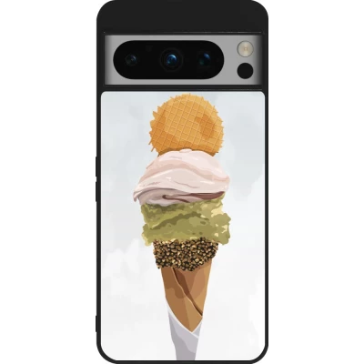 Google Pixel 8 Pro Case Hülle - Silikon schwarz Summer 2025 Cornet