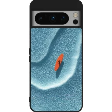 Google Pixel 8 Pro Case Hülle - Silikon schwarz Orange surf Summer 2026
