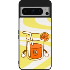 Coque Google Pixel 8 Pro - Silicone rigide noir Summer drink 2026