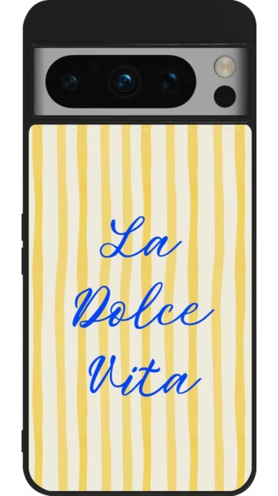 Coque Google Pixel 8 Pro - Silicone rigide noir The good life 2026