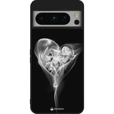 Google Pixel 8 Pro Case Hülle - Silikon schwarz Valentine 2022 Black Smoke