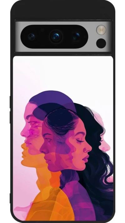 Coque Google Pixel 8 Pro - Silicone rigide noir Womens day 2026 10