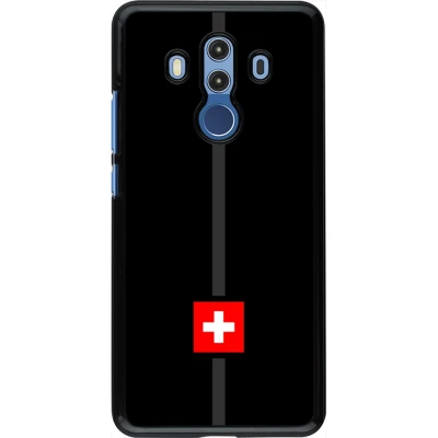 Huawei Mate 10 Pro Case Hülle - Kanton CH schwarz