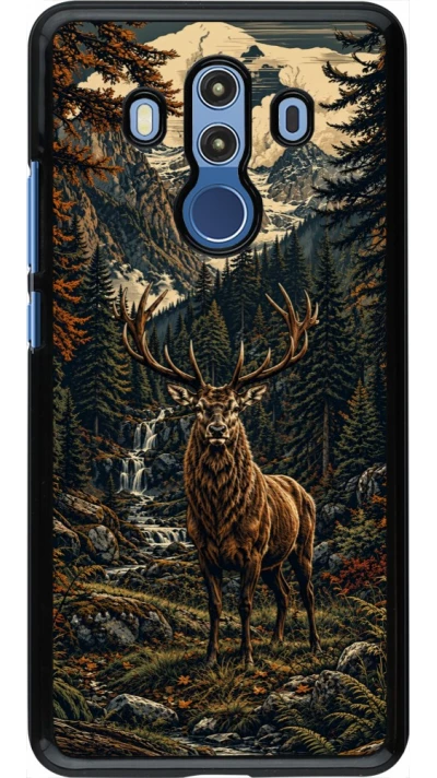 Coque Huawei Mate 10 Pro - Linocut Cerf