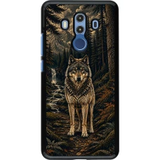 Coque Huawei Mate 10 Pro - Linocut Loup
