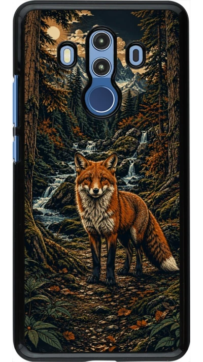 Coque Huawei Mate 10 Pro - Linocut Renard