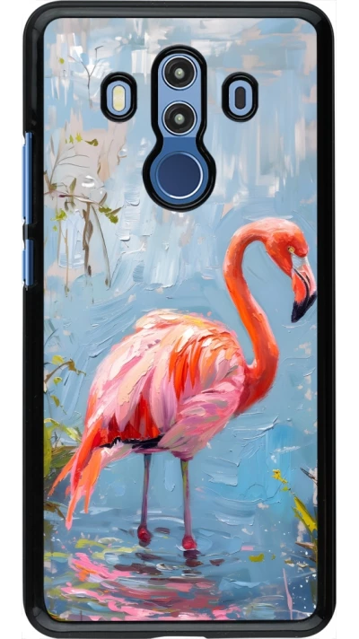Coque Huawei Mate 10 Pro - Paint Flamingo