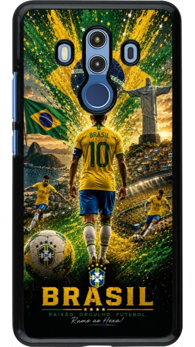 Coque Huawei Mate 10 Pro - Football Brésil splash 2026