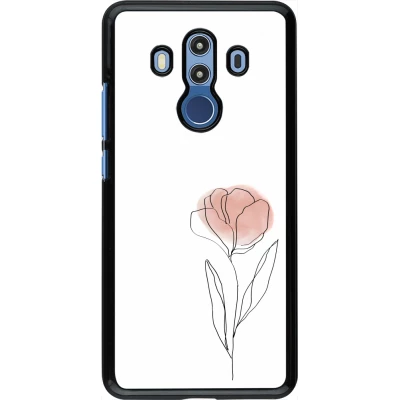 Huawei Mate 10 Pro Case Hülle - Spring 23 minimalist flower
