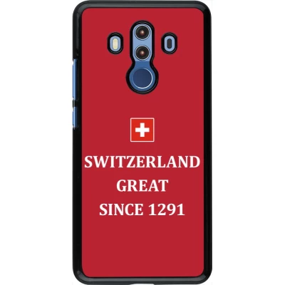 Coque Huawei Mate 10 Pro - Switzerland Great Since 1291