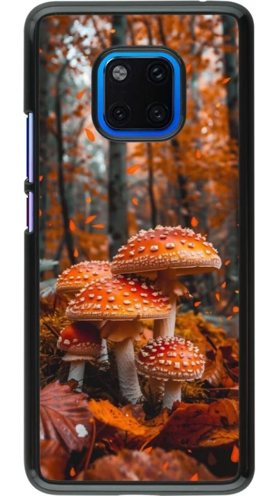 Huawei Mate 20 Pro Case Hülle - Autumn 26 Mushrooms in the woods