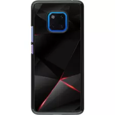 Hülle Huawei Mate 20 Pro - Black Red Lines