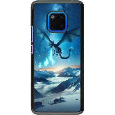 Coque Huawei Mate 20 Pro - Dragon nocturne montagne
