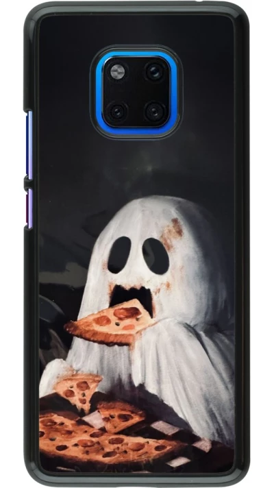 Coque Huawei Mate 20 Pro - Halloween 2026 Ghost eating pizza