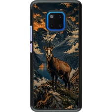 Huawei Mate 20 Pro Case Hülle - Linocut Gämse