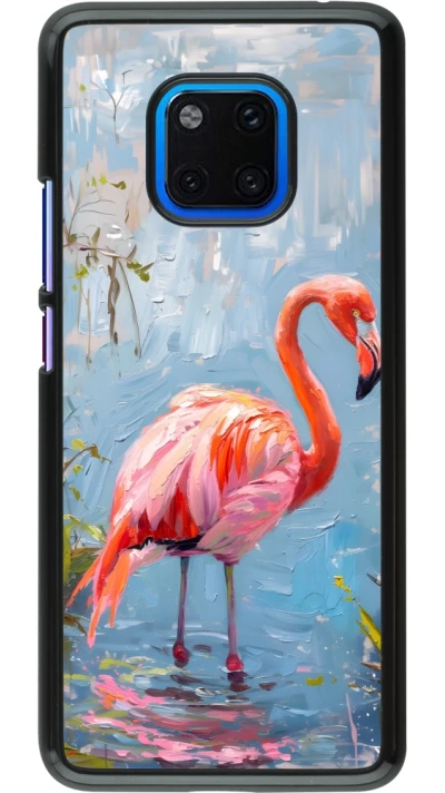 Coque Huawei Mate 20 Pro - Paint Flamingo