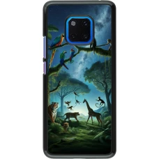 Huawei Mate 20 Pro Case Hülle - Paradies der exotischen Tiere
