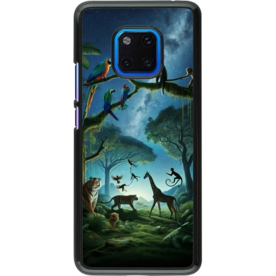 Huawei Mate 20 Pro Case Hülle - Paradies der exotischen Tiere