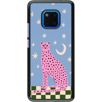 Coque Huawei Mate 20 Pro - Pink leopard with stars 2026