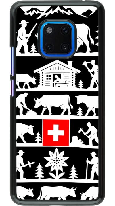 Coque Huawei Mate 20 Pro - Poya Suisse 1 noir