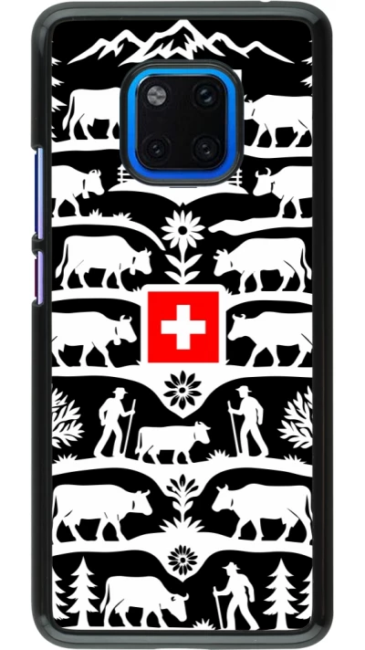 Coque Huawei Mate 20 Pro - Poya Suisse 3 noir