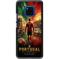 Huawei Mate 20 Pro Case Hülle - Fussball Portugal splash 2026