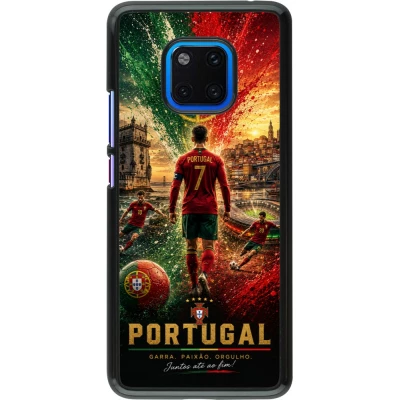 Huawei Mate 20 Pro Case Hülle - Fussball Portugal splash 2026
