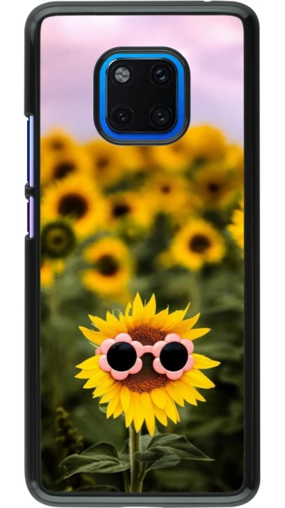 Coque Huawei Mate 20 Pro - Sunflower with glasses Spring 2026