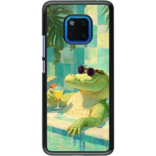 Coque Huawei Mate 20 Pro - Crocodile in the swimming pool Summer 2026