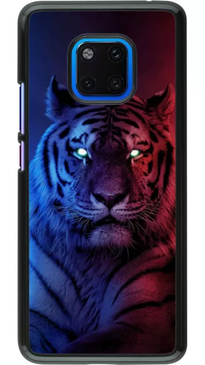 Hülle Huawei Mate 20 Pro - Tiger Blue Red