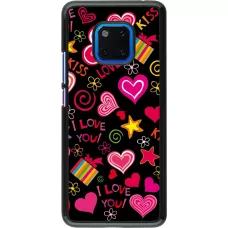 Huawei Mate 20 Pro Case Hülle - Valentine 2023 love symbols