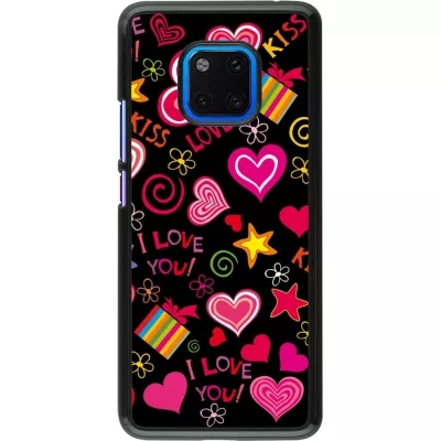 Huawei Mate 20 Pro Case Hülle - Valentine 2023 love symbols