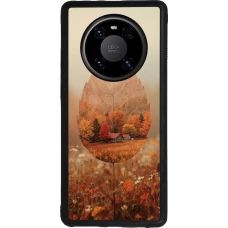 Huawei Mate 40 Pro Case Hülle - Silikon schwarz Autumn 26 Autumn leaf